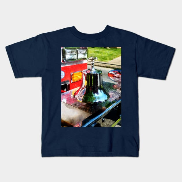 Firemen - Fire Engine Bell Kids T-Shirt by SusanSavad